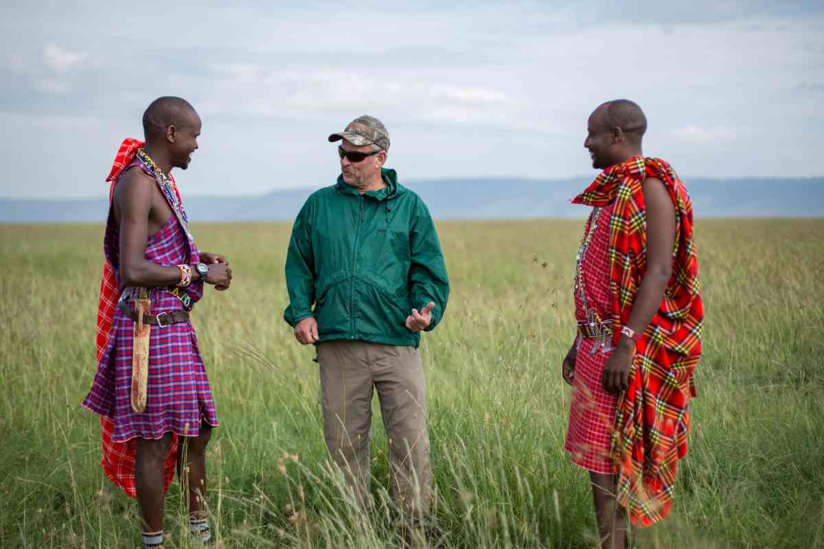 Cultural exchange in Tanzania